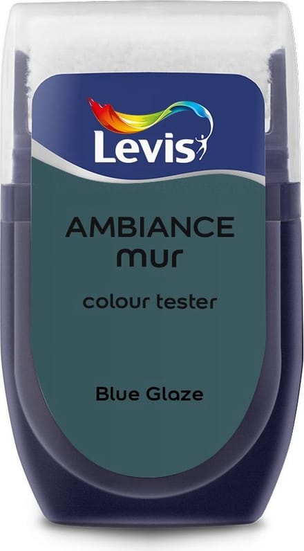 Levis - Muurverf Kleurtester Mat Mix - Blue Glaze - Mengverf - 30 Ml