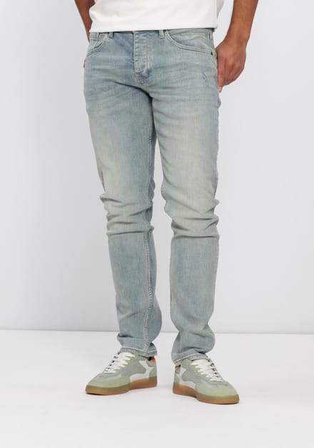 PURE PATH The Ryan Slim Fit Jeans Jeans Heren - Broek - Lichtblauw - Maat 33