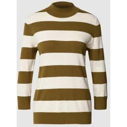 Gebreide pullover met streepmotief