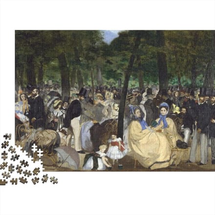 Kunstpuzzel - Houten puzzel - Ontspanning thuis - Met bonus poster - 1000 stukjes - Multicolor