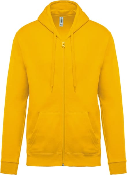 Kariban Sweater met rits en capuchon K479 - Yellow - M
