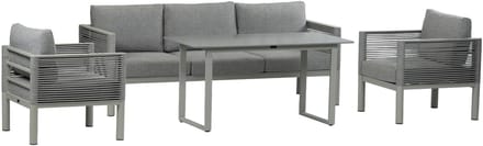 Stoel-Bank Lounge Dining Set Cuba | 3-zitsbank | Sand