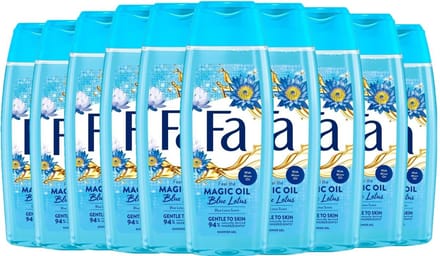 Fa Douchegel Magic Oil Blue Lotus - Voordeelverpakking 10 x 250 ml