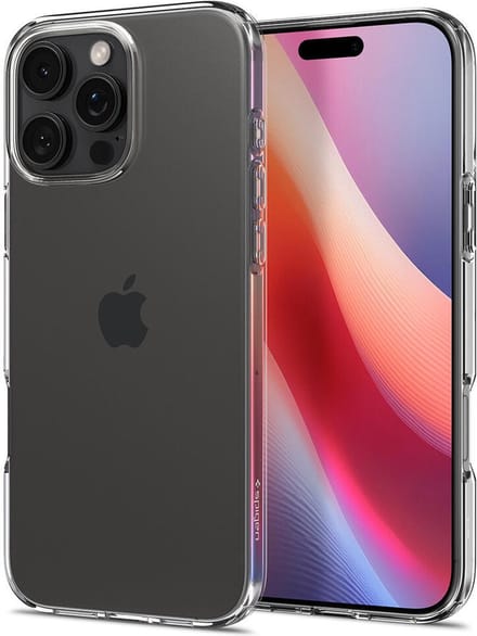 Spigen Liquid Crystal Hoesje Geschikt voor Apple iPhone 16 Pro Max - Back Cover TPU Transparant