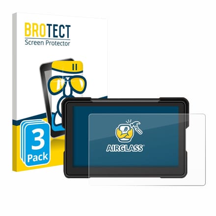Screenprotector 3 Stuks voor Airpuxem Motorrad Carplay 7" Beschermglas transparant
