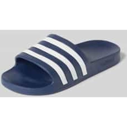 Adidas adilette Slippers en Sandalen Dames - Blauw - Maat 39 1/3 - Mesh/Synthetisch