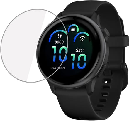 Folie Screenprotector Geschikt voor Garmin Vivoactive 6 - Screenprotector - Beschermglas Folie