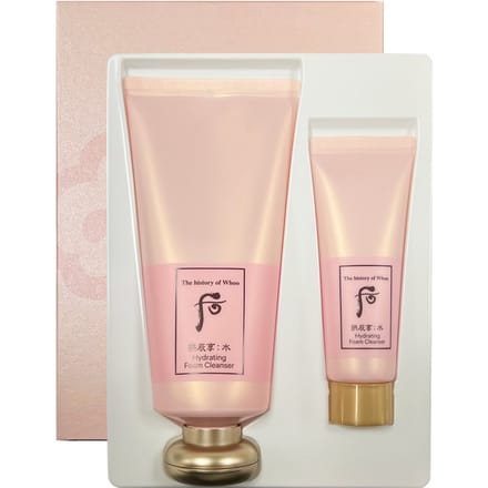 The history of whoo Hydrating Foam Cleanser Special Set 2 items +RANDOM GIFT white
