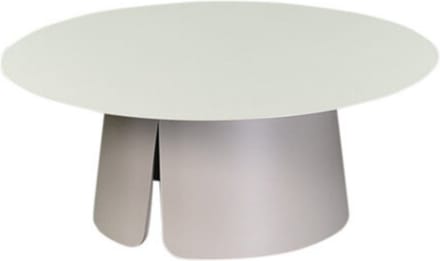 Barolo Savanna bijzettafel 90cm rond H36cm aluminium latte