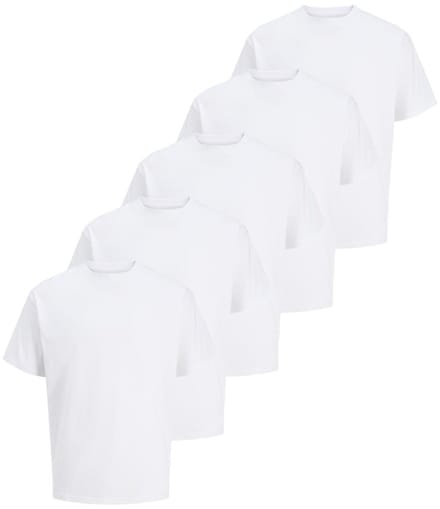 Jack & Jones Heren t-shirt 5 pack Relaxed