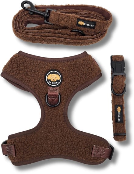By Ollies Wandelset honden - Teddy Chocolate - Maat M - Wandelen