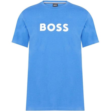 Boss Heren Hbw Logo T-Shirt (Royaal Blauw)