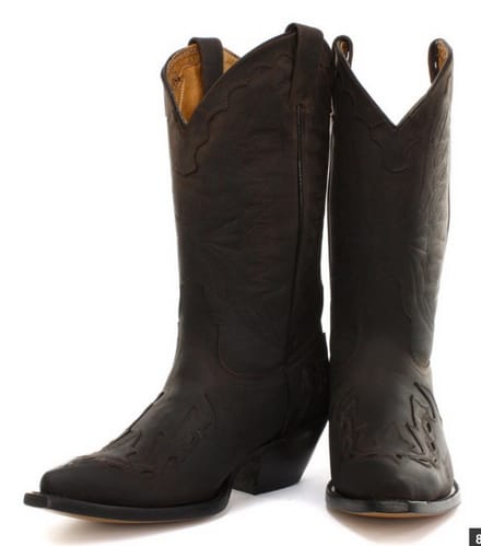 Grinders Unisex bruin lederen cowboylaarzen-Arizona HI