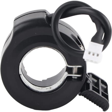Vingerrembekrachtiger Hall-sensor Elektrische scooter Gaspedaalgreep Fietsaccessoires rood black