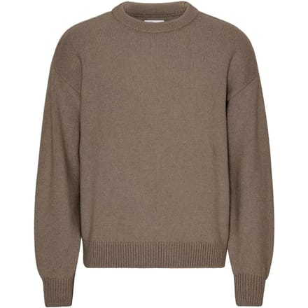 Trui met oversized ronde hals Colorful Standard Warm Taupe
