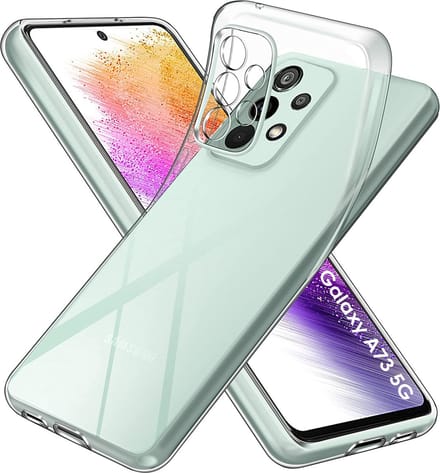 Hoesje voor Samsung Galaxy A73 5G backcover Shockproof siliconen Transparant