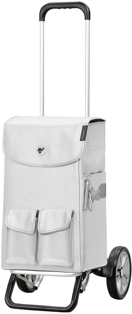 Andersen Shopper Alu Star Shopper Abbo Winkelwagen 54 cm - 39 L - silber