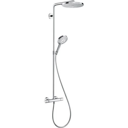 hansgrohe Raindance Select S Showerpipe 240 1jet PowderRain met thermostaat chroom