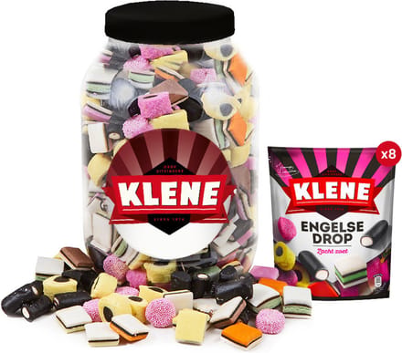 Klene Engelse Drop - dropsnoep in herbruikbare bokaal - 2160g