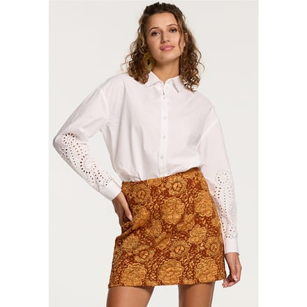 Shiwi Ladies Copenhagen Blouse Jet Stream White Größe: L | Blusen Outlet | Damen | Weiß