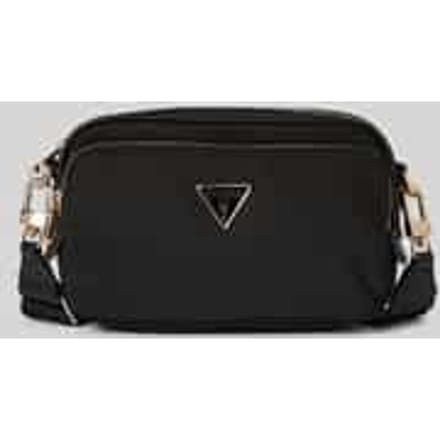 GUESS Schoudertas Eco Gemma Mini Crossbody Camera Bag Black Zwart