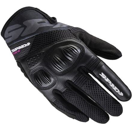 Spidi Flash-R Evo Lady Zwart Fuchsia - Maat L - Handschoen