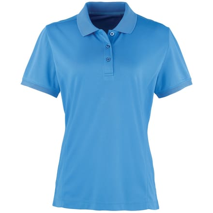 Premier Dames/dames Coolchecker korte mouw Pique Polo T-Shirt (Saffier)