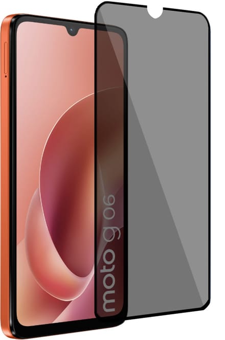 ChiGuard Privacy Screenprotector geschikt voor Motorola Moto G06 Screenprotector - Beschermglas - Privé GuardCover