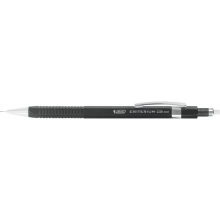 Vulpotlood Bic Criterium HB 0.5mm met gum metalen clip
