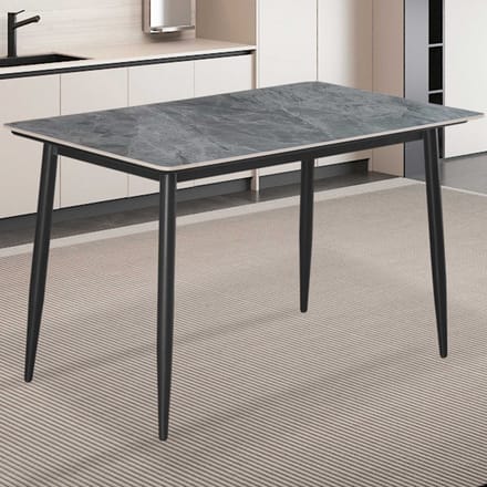 Tafel 'Kenzo' 120 cm Rechthoekig Steen Grijs