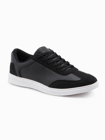 OMBRE Schoenen - Veters - Effen Zwart 41