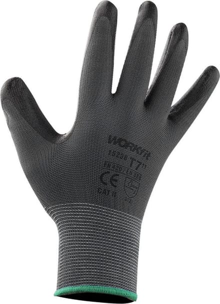 Werkhandschoenen - EN 388 - L - Zwart