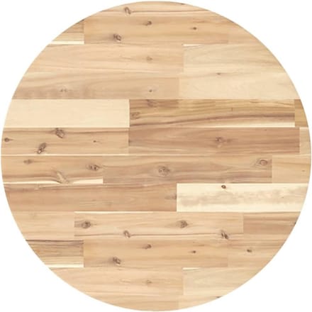 Ronde Houten Tafelblad Vervanging Massief Acacia 60x4 cm