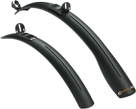 Spatbordset 26/28 sks beavertail xl pvc zw