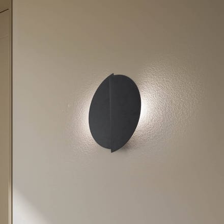 EMIBIG LIGHTING Wandlamp vorm 9, 28 cm x 32 cm, zwart