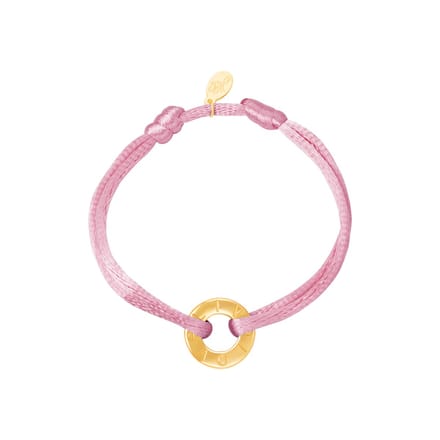 Armband - Koord - Oudroze