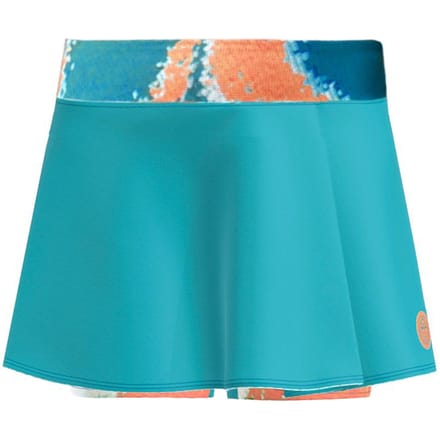 BIDI BADU Melbourne 2025 Printed Rok Dames-Petrolblauw,Oranje