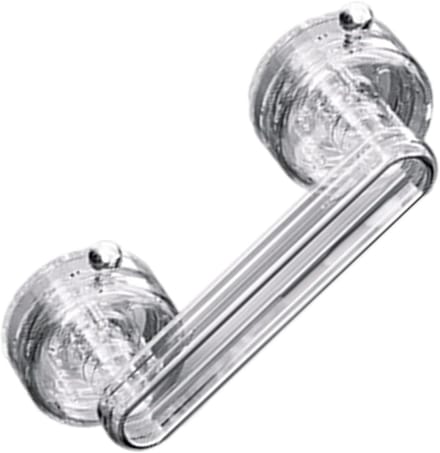 Zuiggrijpstang - Veiligheidsgreep Badkamer - Stabiliteit Verhogen - Dubbele Zuignappen - 18 cm - Transparant