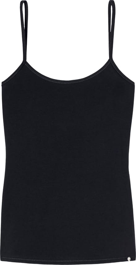 SCHIESSER 95/5 dames spaghetti top (1-pack) - zwart
