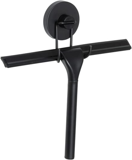 Famanu - RVS douchetrekker, zwart, 1 stuks