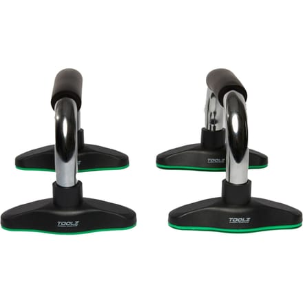 TOOLZ Chrome Push Up Grips Push-up Grepen-Zwart