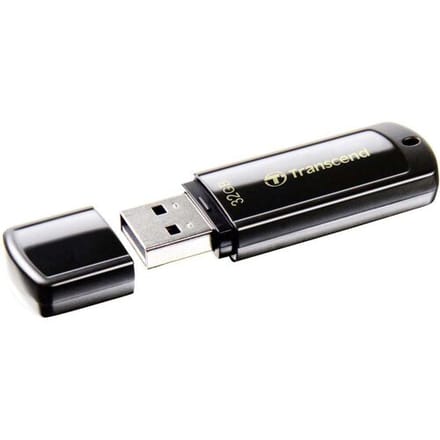Transcend JetFlash® 350 USB-stick 32 GB Zwart TS32GJF350 USB-A 2.0