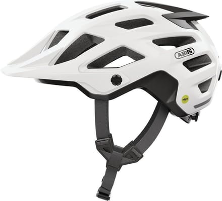 Fietshelm ABUS MOVENTOR 2.0 MIPS shiny white S - 51-55 cm - wit - Geschikt voor gebruik op mountainbikes - 335 g