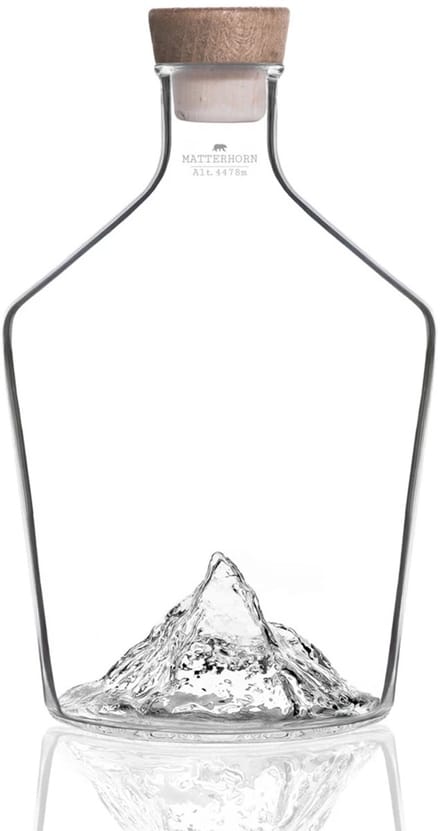 Alaskan Maker Topographic karaf met stop Matterhorn / Cervin