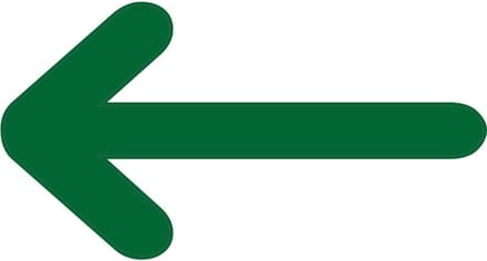 Vloerstickers Pijlen donkergroen - Vloermarkeringspijlen