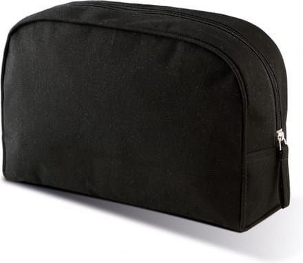 Kimood grote Toilettas - zwart - 28x18x9 cm - 5L - make-up etui