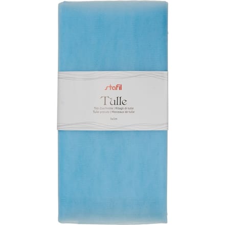 Tule lapje, 3 meter - Hemelsblauw