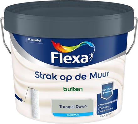 Flexa - Strak Op De Muur Buiten Zijdemat - Tranquil Dawn - Mengverf - 2,5 L