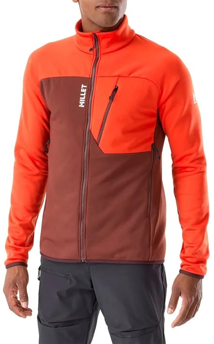 Millet Seneca Fleece Met Volledige Rits Oranje S Man