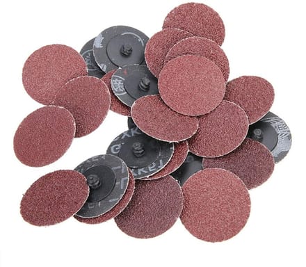 25PCS 2 INCH Rol Lock Schuurdiscs voor Rotatietools - R-Type Schuur- en Oppervlaktebehandeling (36 Grit)
